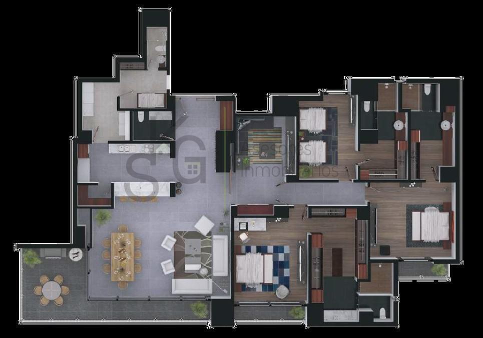 departamento - bosque real