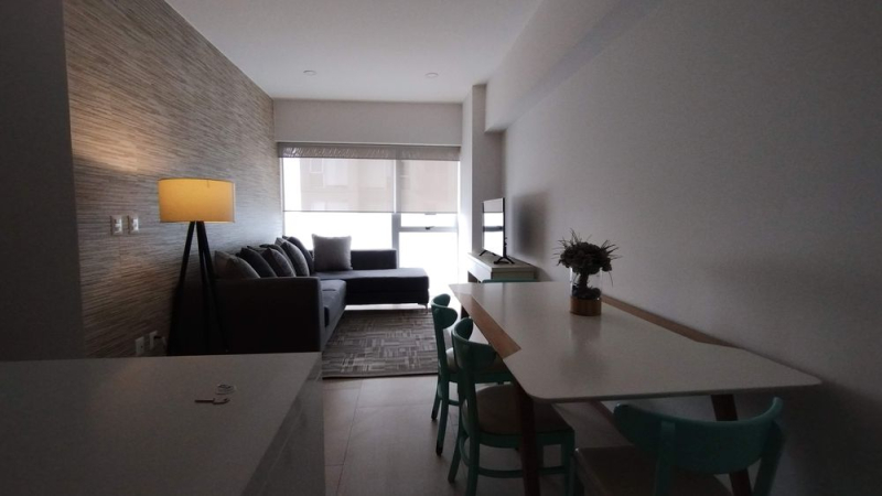 Renta Departamento Amueblado En City Towers Green, Piso 6 Interior