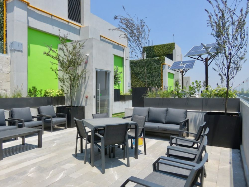 Renta Departamento Amueblado En City Towers Green, Piso 6 Interior
