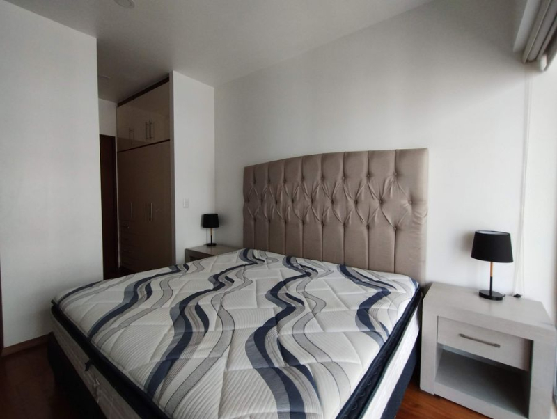 renta departamento amueblado en city towers green, piso 16