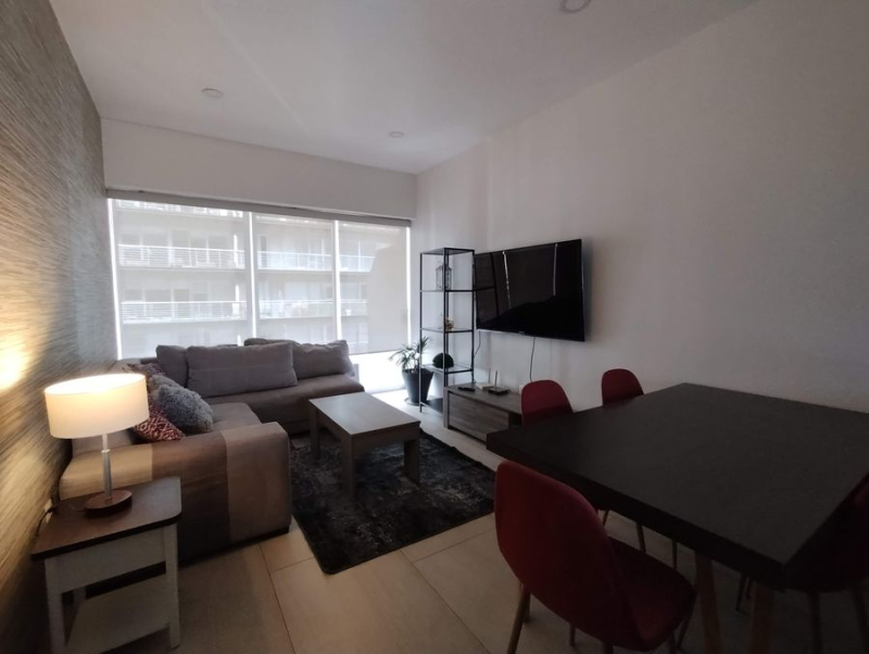 renta departamento amueblado en city towers green, piso 16