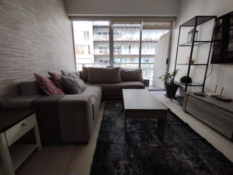 renta departamento amueblado en city towers green, piso 16