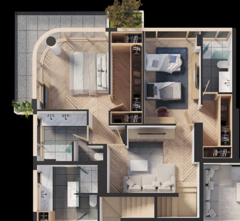 PREVENTA DEPARTAMENTOS EN CASA JARD�?N BOSQUES (TECAMACHALCO)