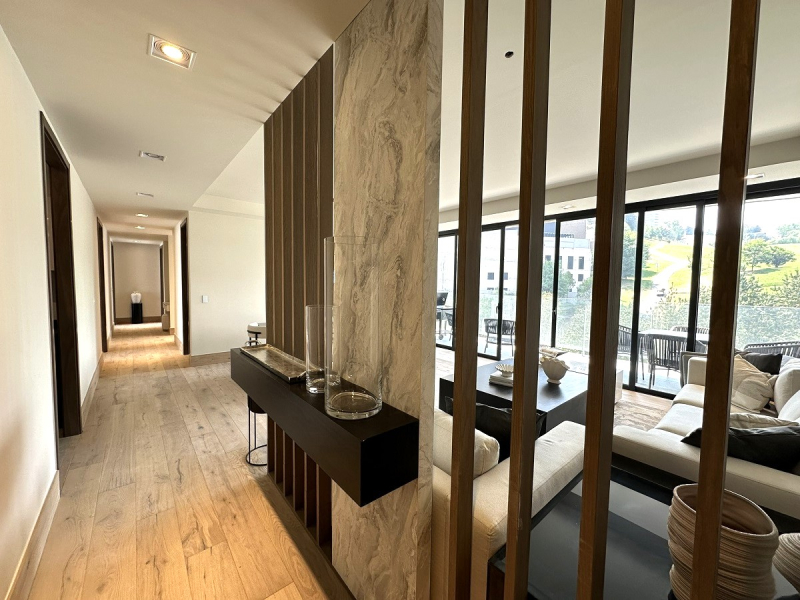 departamento en venta en obra blanca en blue bosque real con vista al green: