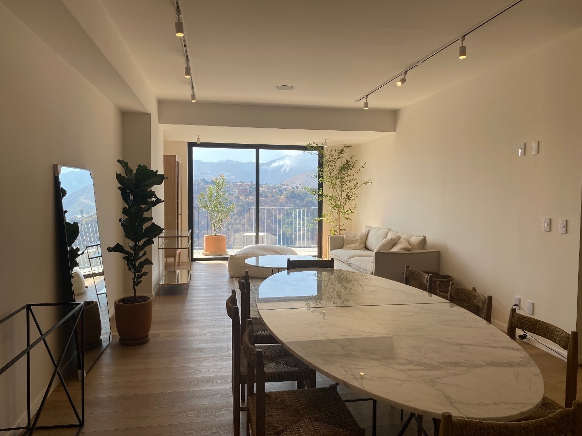 departamento en venta con terraza , jesús del monte interlomas