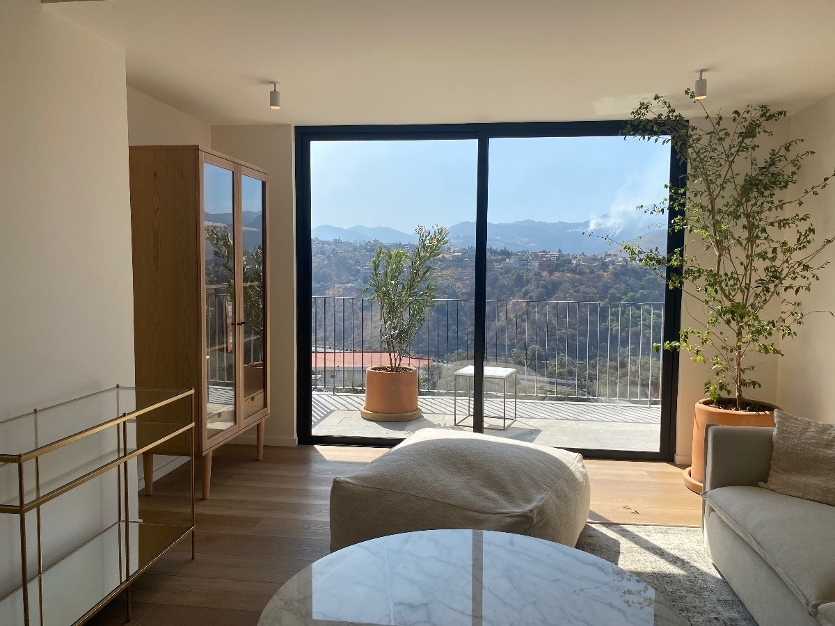 departamento en venta con terraza , jesús del monte interlomas