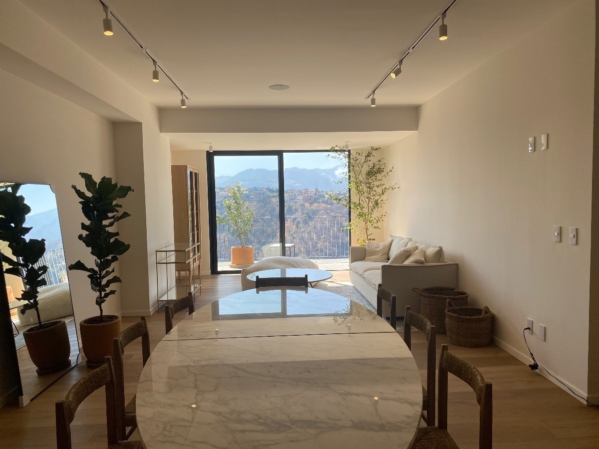 departamento en venta con terraza , jesús del monte interlomas