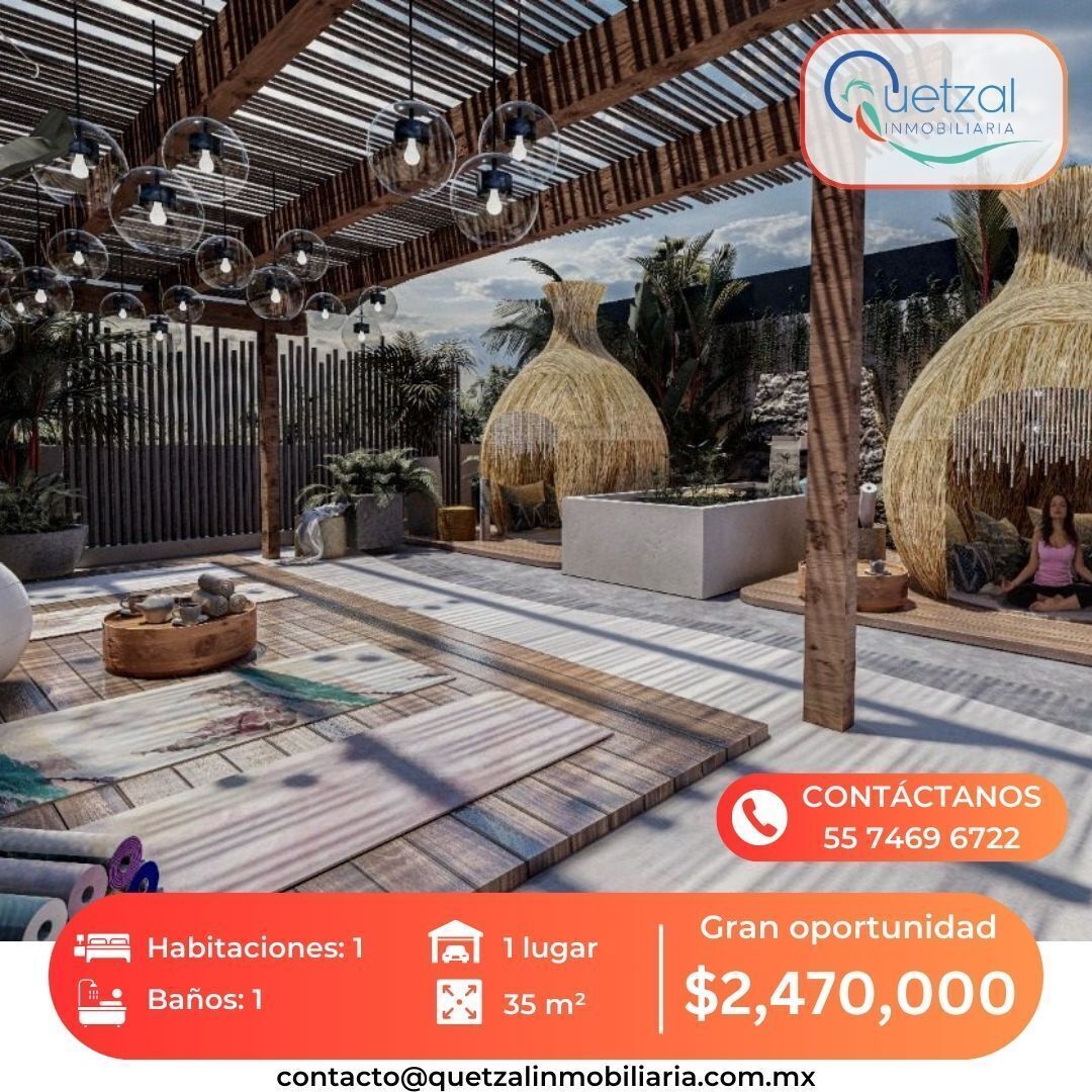 venta de precioso loft en tulum, q.r.