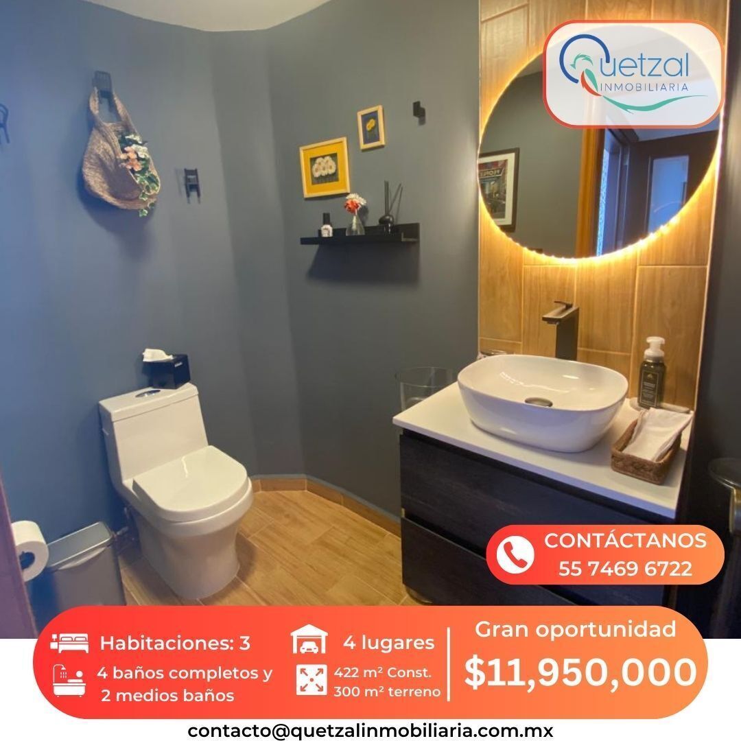 casa en venta en lomas de las águilas, álvaro obregón.