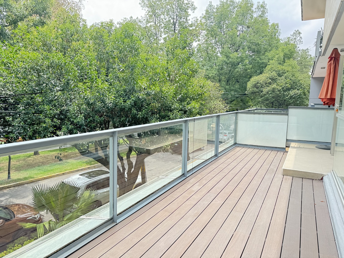 renta departamento polanco ciceron con balcón