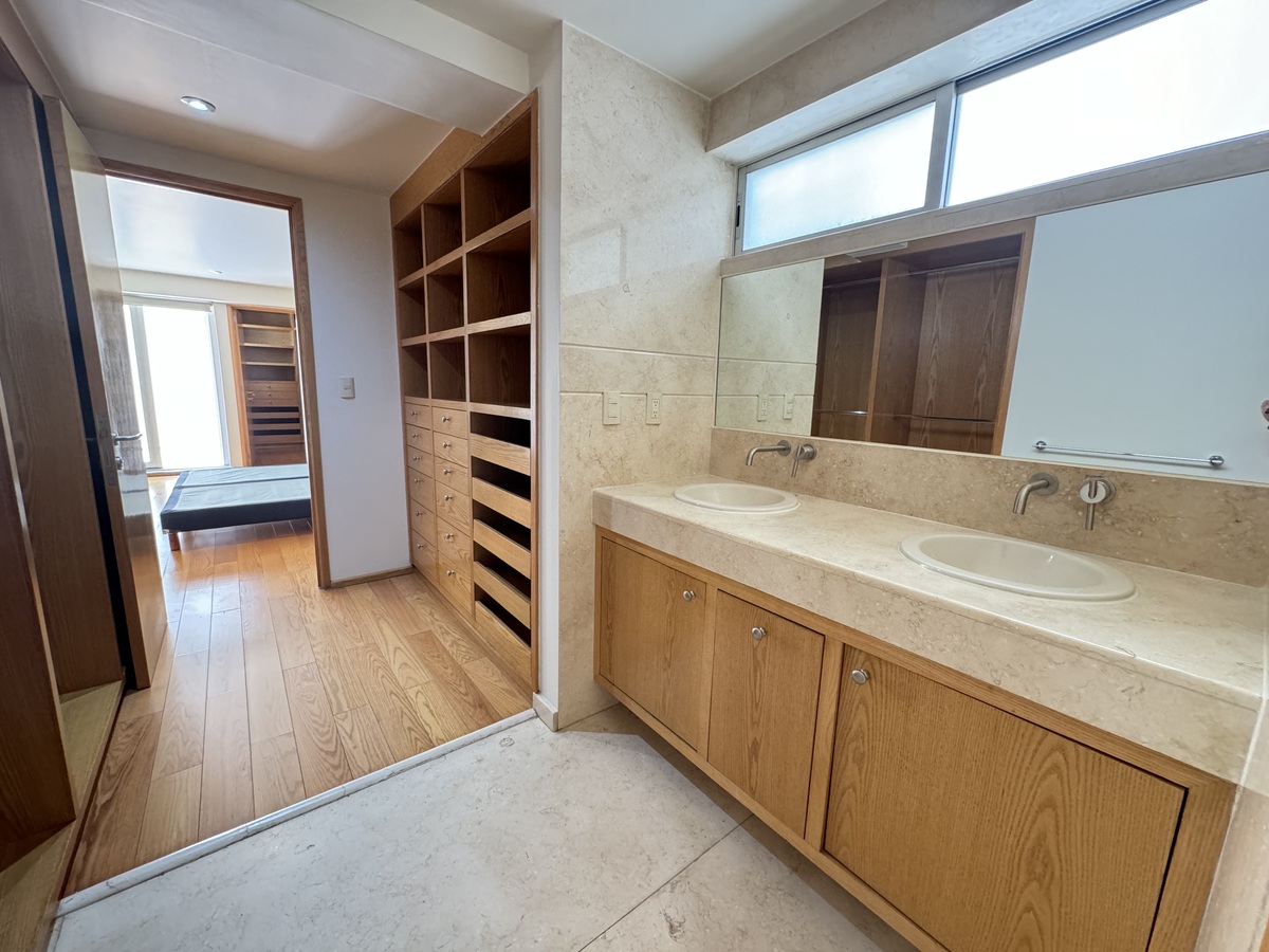 renta departamento polanco ciceron con balcón