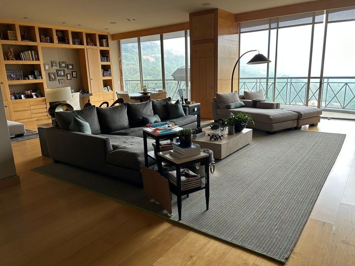 espectacular departamento en venta en bosques de santa fe