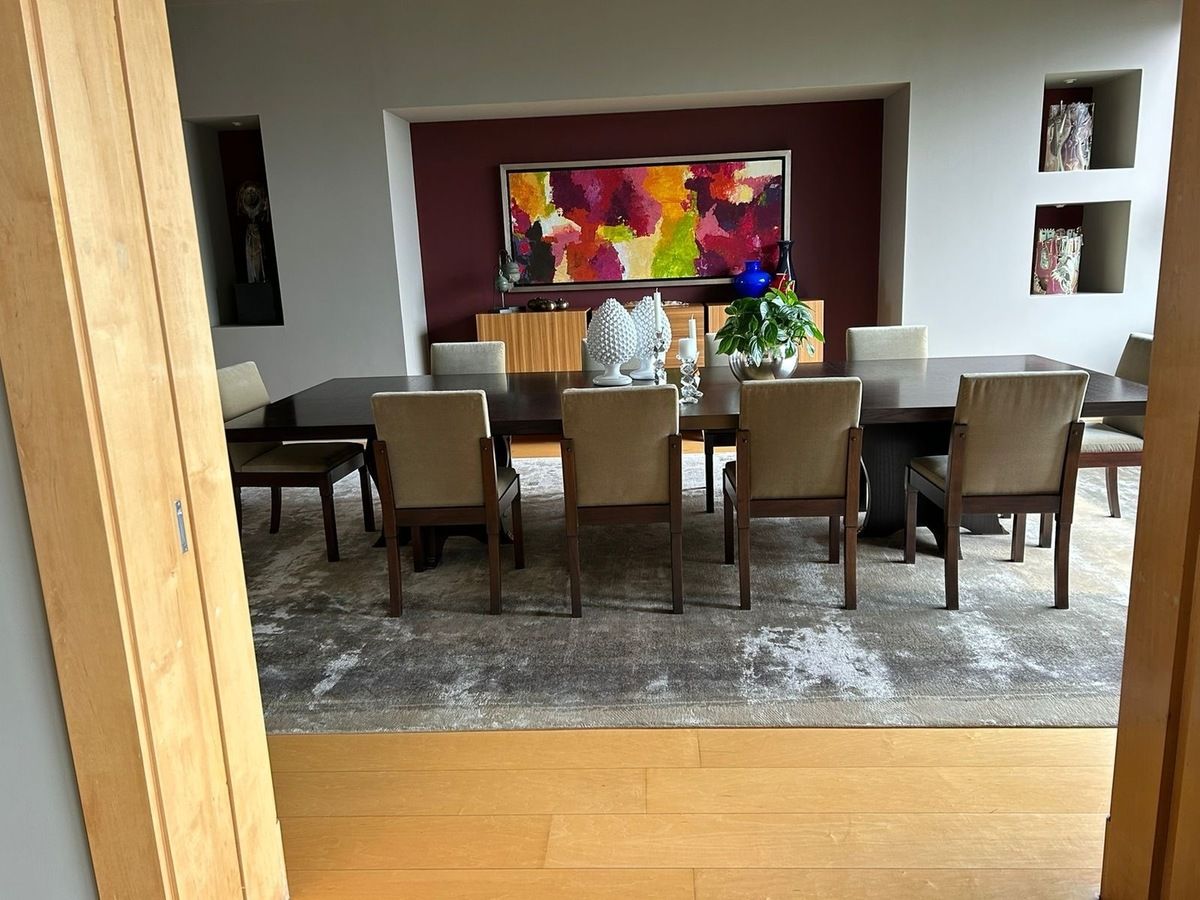espectacular departamento en venta en bosques de santa fe