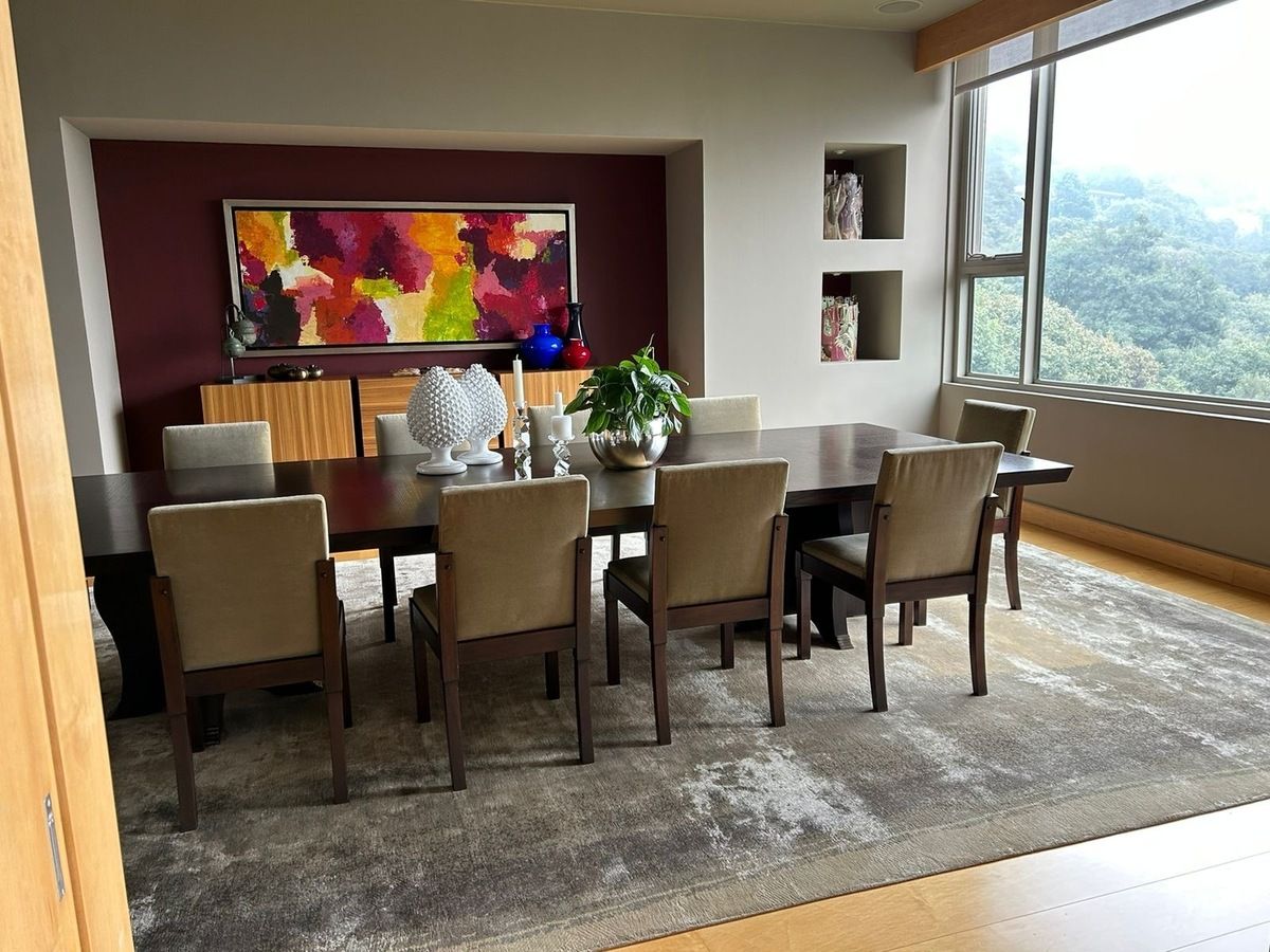 espectacular departamento en venta en bosques de santa fe
