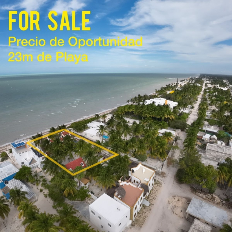 Casa En Venta En Telchac Puerto, Pueblo Telchac Puerto, Yucatán