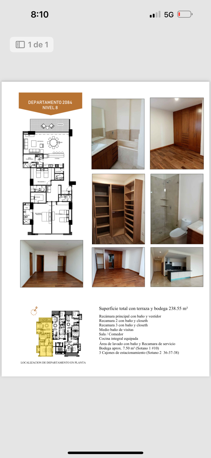 Se Vende Departamento En Lomas Altas