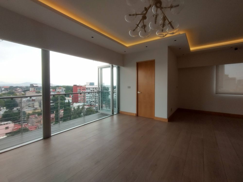 Renta Departamento En Grand Tower Valle, Piso 8 Vista Volcanes