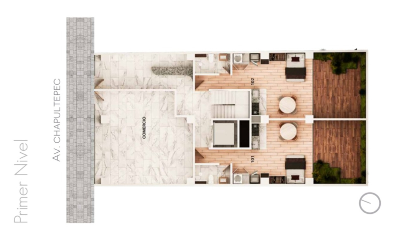 departamento en venta en roma norte