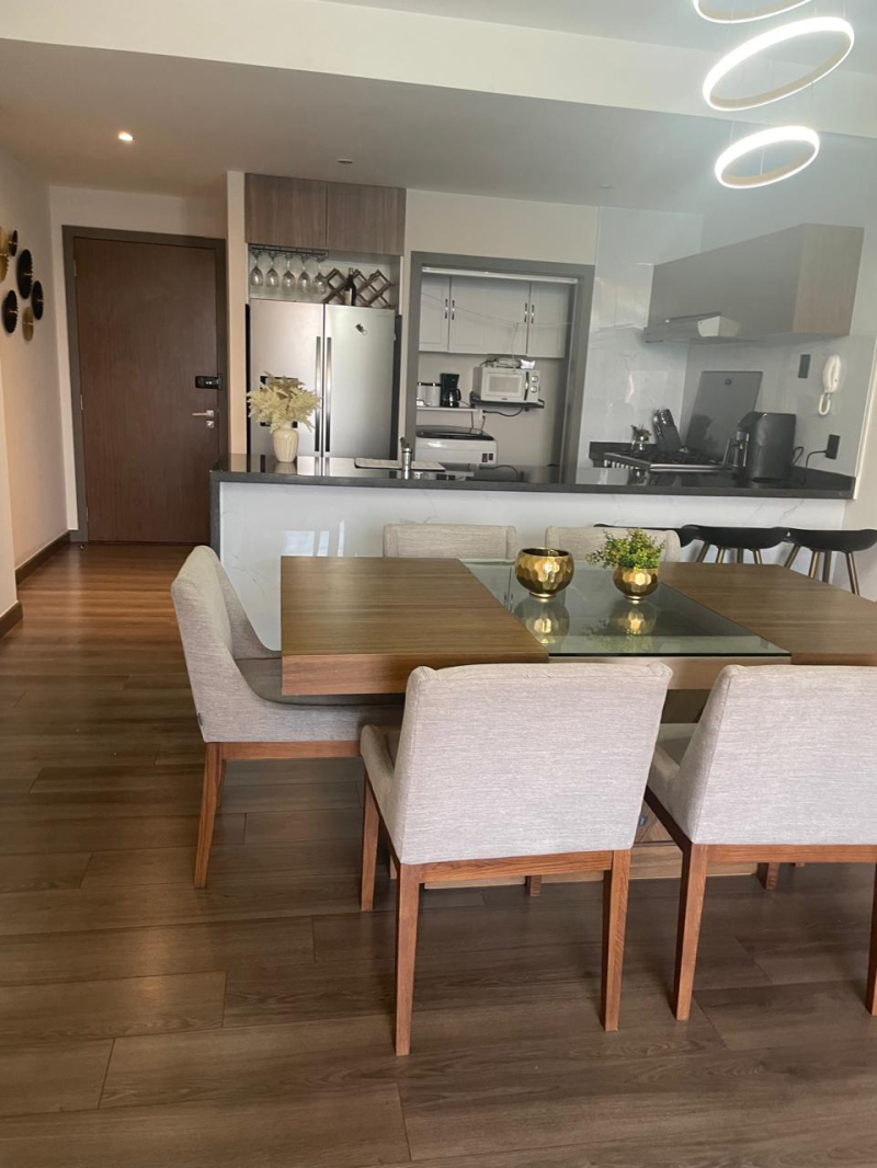 SE RENTA DEPARTAMENTO AMUEBLADO  EN BE GRAND COL.ANAHUAC MIGUEL HIDALGO, CDMX