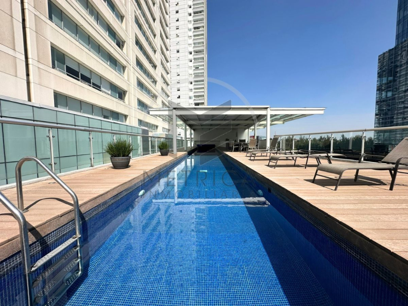 departamento en venta en h2o en santa fe, frente al parque la mexicana:
