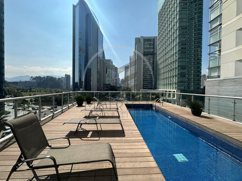 departamento en venta en h2o en santa fe, frente al parque la mexicana: