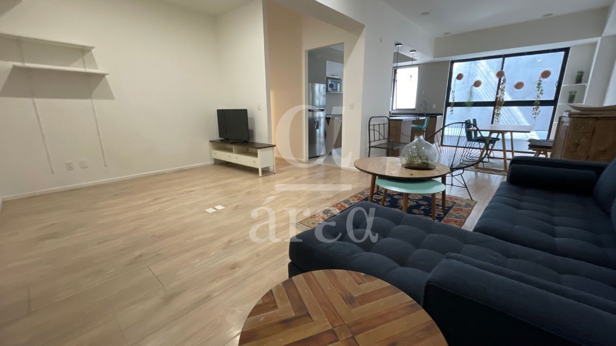 departamento semiamueblado en roma norte en venta en muy buena calle