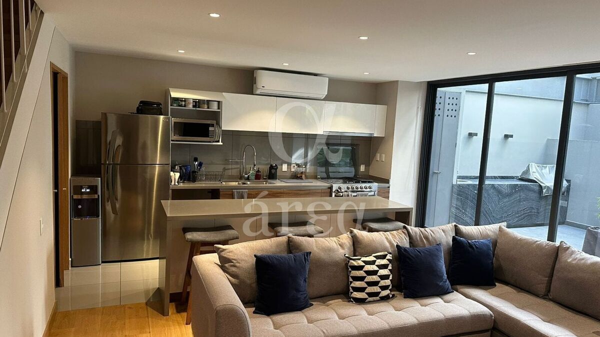 departamento con terraza en roma norte en venta