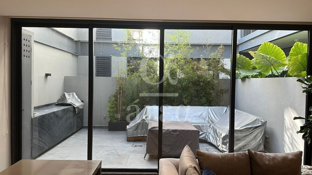 departamento con terraza en roma norte en venta