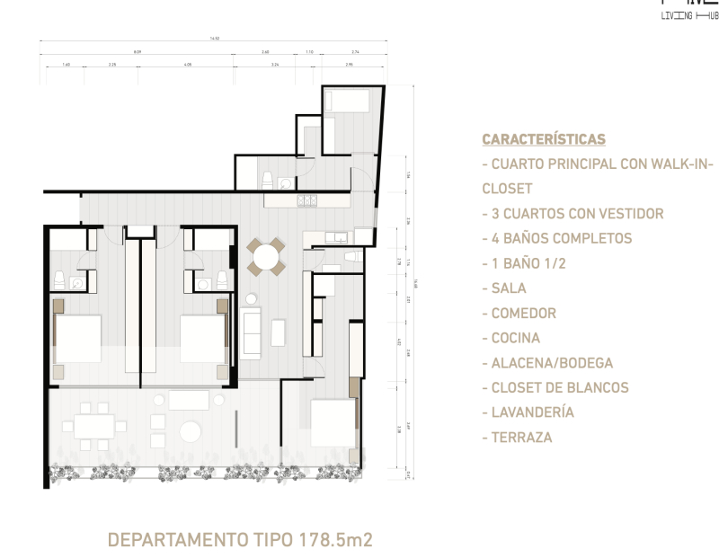 Departamento En Renta En Interlomas
