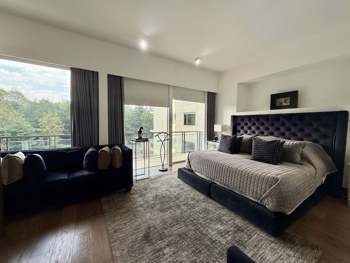 exclusivo departamento piso bajo en venta en cumbres de santa fe