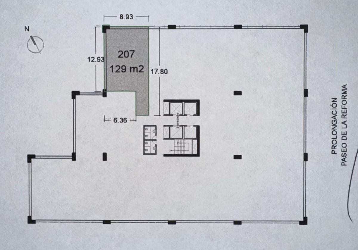 Buena oficina nueva en renta en Santa Fe