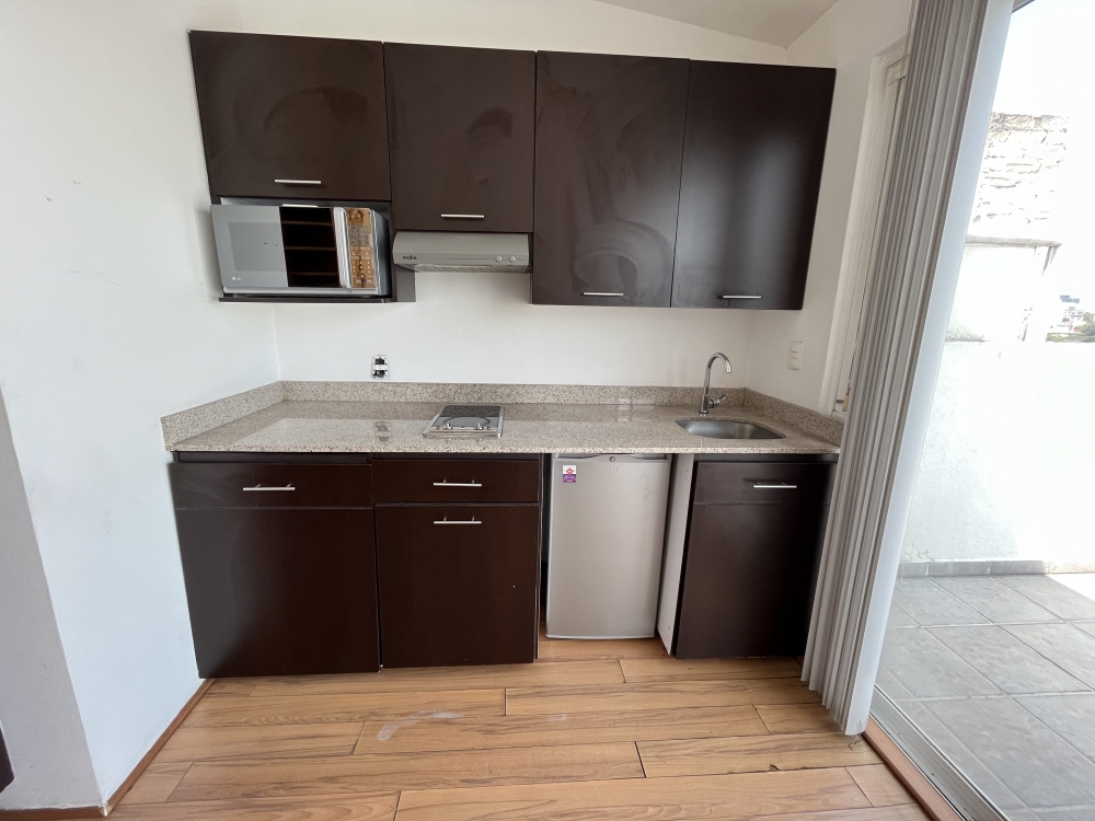 Departamento En Renta Tipo Loft Amueblado Con Balcón En Lomas Del Chamizal, Bosques De Las Lomas