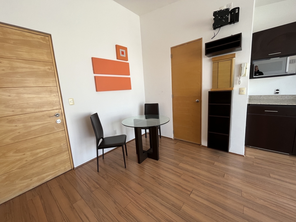 Departamento En Renta Tipo Loft Amueblado Con Balcón En Lomas Del Chamizal, Bosques De Las Lomas
