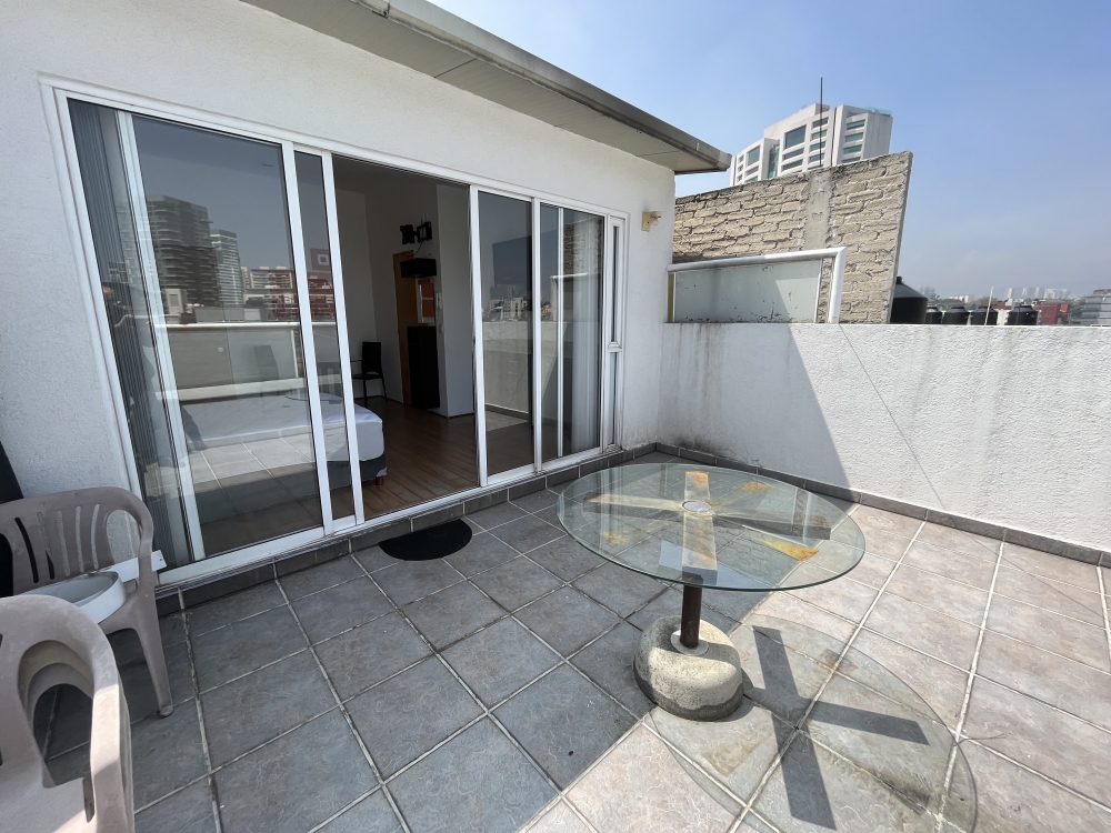 Departamento En Renta Tipo Loft Amueblado Con Balcón En Lomas Del Chamizal, Bosques De Las Lomas