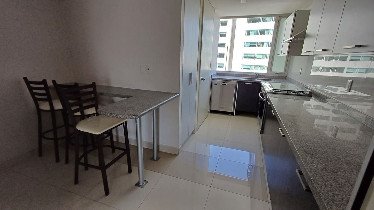 santa fe, scala. renta departamento con terraza, 2 recámaras $34,000 mn