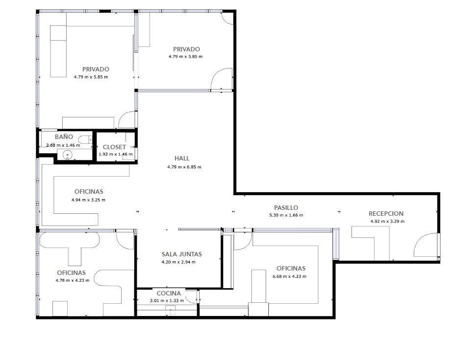 Oficina en Bosque de las Lomas