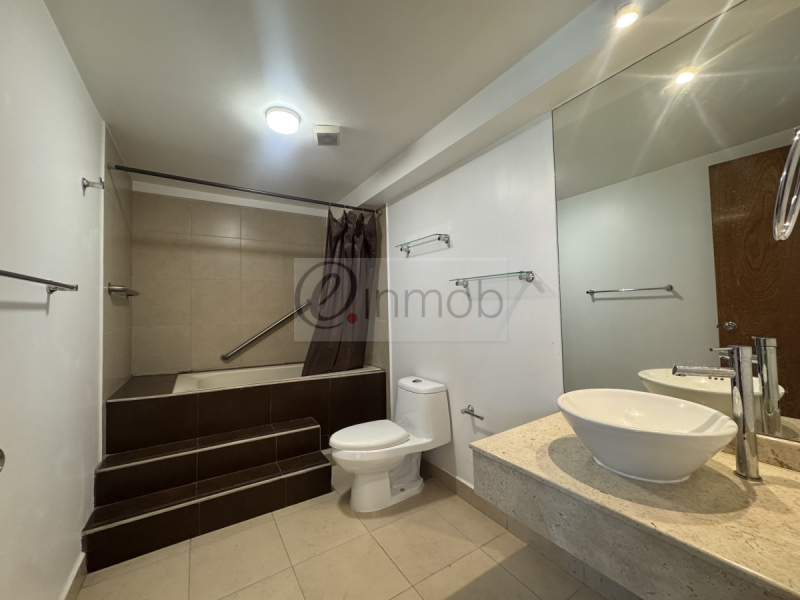 renta departamento semiamueblado, skyview polanco, 2 recámaras