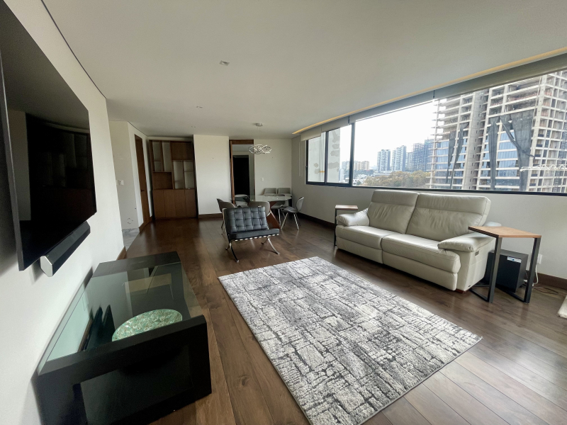 RENTA DEPARTAMENTO AMUEBLADO Y EQUIPADO CON TERRAZA  - LAS P�?RGOLAS - BOSQUE REAL
