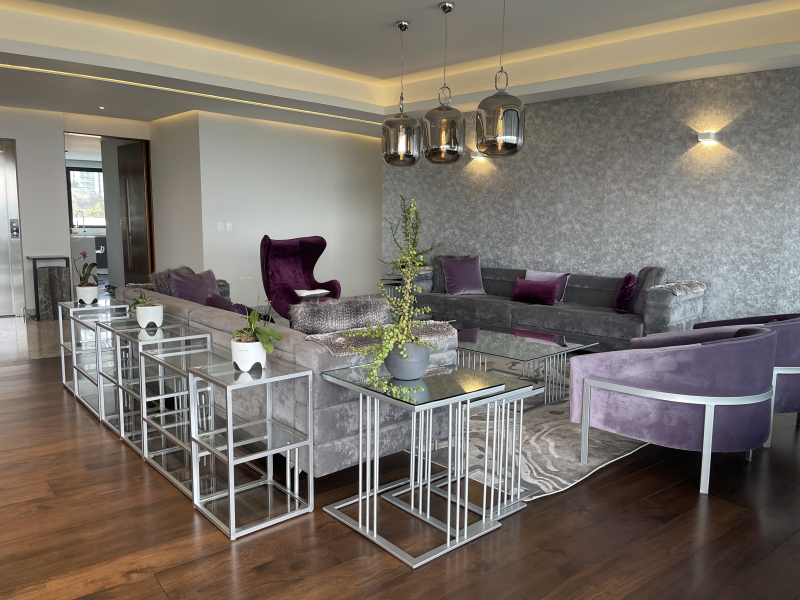 RENTA DEPARTAMENTO AMUEBLADO Y EQUIPADO CON TERRAZA  - LAS P�?RGOLAS - BOSQUE REAL