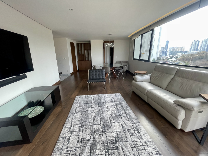 RENTA DEPARTAMENTO AMUEBLADO Y EQUIPADO CON TERRAZA  - LAS P�?RGOLAS - BOSQUE REAL