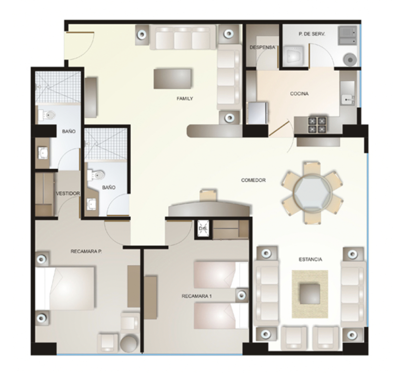 Departamento venta en  Residencial Bosques de Lomas Verdes