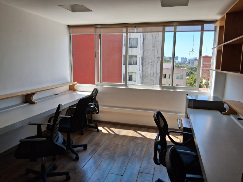 Oficina Amueblada en Renta Roma Norte