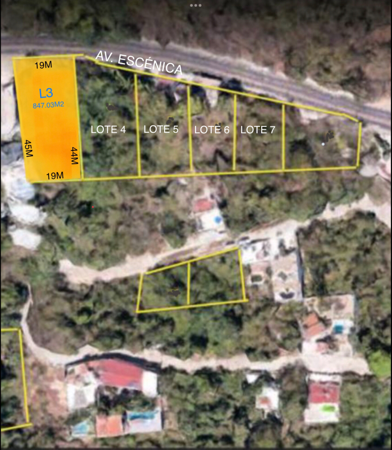TERRENOS EN  VENTA EN AV. ESC�?NICA, ACAPULCO, GUERRERO.