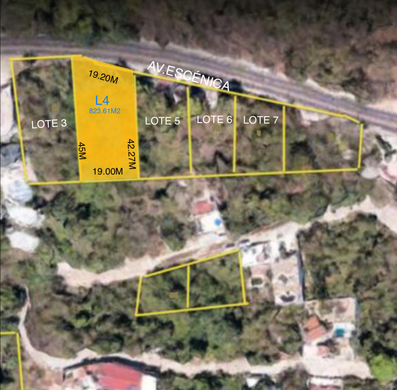 TERRENOS EN  VENTA EN AV. ESC�?NICA, ACAPULCO, GUERRERO.