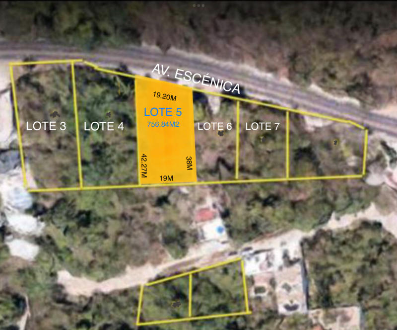 TERRENOS EN  VENTA EN AV. ESC�?NICA, ACAPULCO, GUERRERO.
