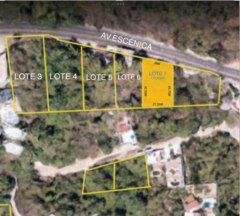 TERRENOS EN  VENTA EN AV. ESC�?NICA, ACAPULCO, GUERRERO.