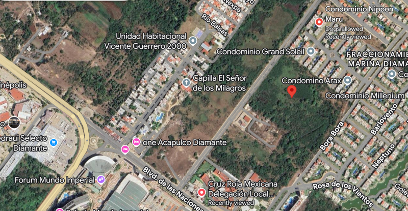 TERRENO EN VENTA EN ACAPULCO DIAMANTE