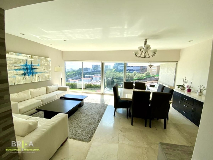 departamento en venta en bosque real, residencial palmeras, huixquilucan