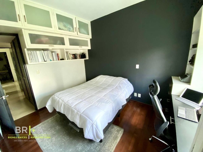 departamento en venta en bosque real, residencial palmeras, huixquilucan
