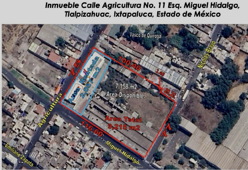 TERRENO COMERCIAL EN VENTA EN IZTAPALUCA, EDOMEX.